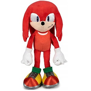 Knuckles Sonic The Hedgehog pluszowy czerwony je - 32cm