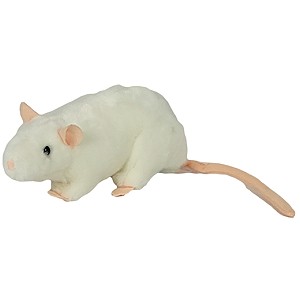 Mysz biaa szczur DUBI - 20cm