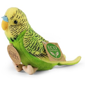 Papuga Falista Zielona (Gos) - 12cm