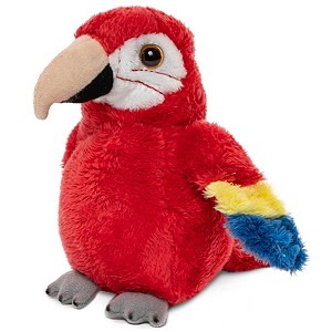 Papuga Ara Czerwona - 13cm
