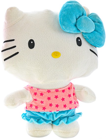 Kotek Hello Kitty turkusowy - 28cm
