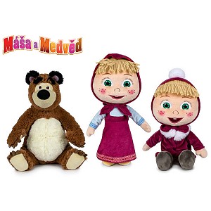 Masza i Niedwied 3 wzory - 30/26cm