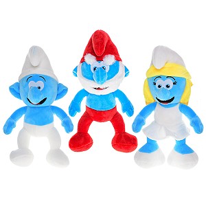 Smerfy Smurfy 3 wzory Papa Smurf Smerfetka - 32cm