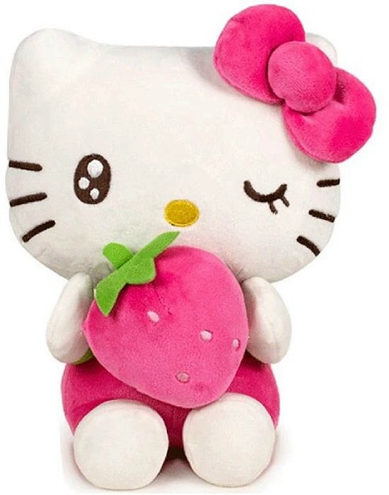 Kotek Hello Kitty z owocami 4 kolory - 16cm