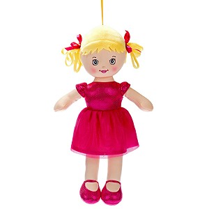 Lalka Tosia Czerwona Śpiewająca (Głos) - 33cm
