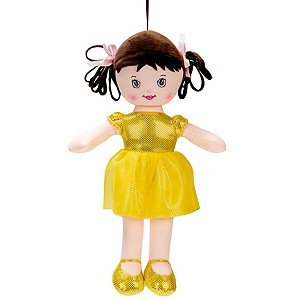 Lalka Tosia Żółta Śpiewająca (Głos) - 33cm