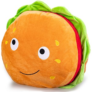 Poduszka Pluszowy Hamburger Fast Food - 40cm