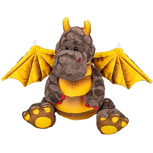 Smok Dinozaur Brązowy - 23cm