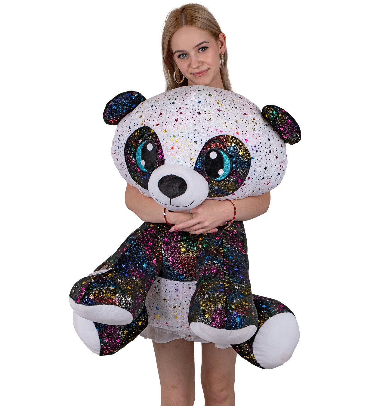 Miś Panda Błyszcząca Gigant XXL - 70cm