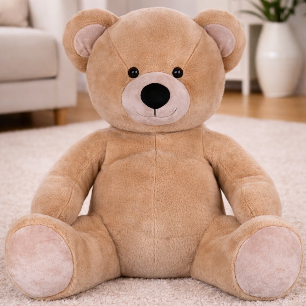 Miś Beżowy Duży XL Siedzący - 65cm