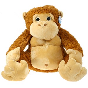 Bajkowa małpka brązowa - 60cm