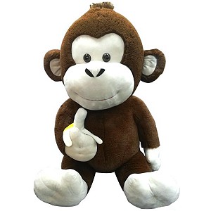 Bajkowa małpka z bananem XXL - 85cm