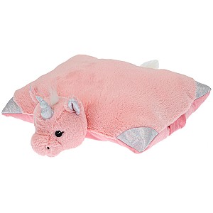Poduszka skadana jednoroec rowy - 38cm