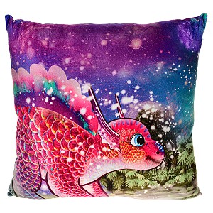 Poduszka Dinozaur Magiczna XL Dwustronny Nadruk - 45cm