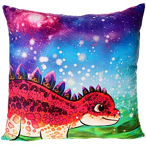 Poduszka Dinozaur Magiczna XL Dwustronny Nadruk - 45cm