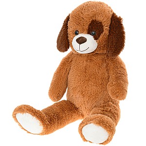 Bajkowy Piesek Brązowy Łatek - 80/40cm