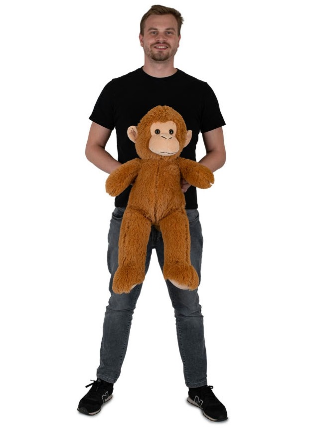 Bajkowa Małpka jasnobrązowa - 80/40cm