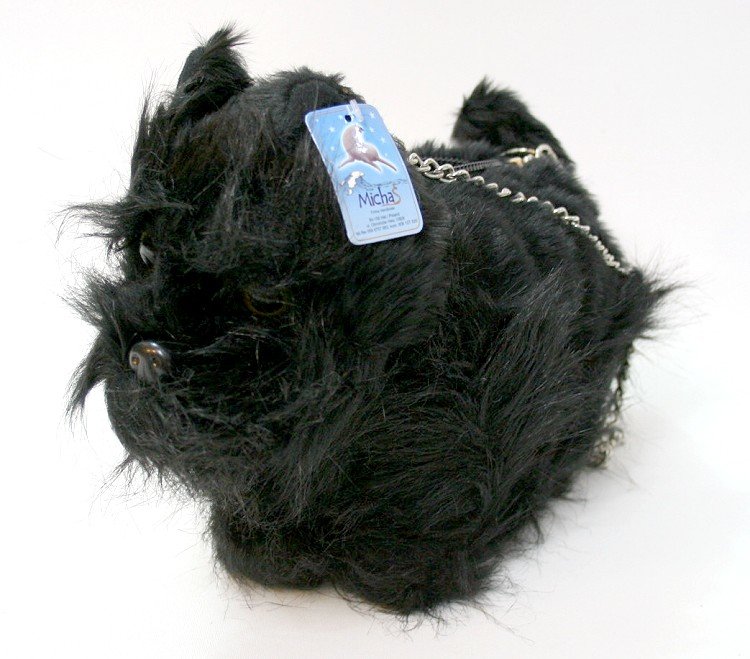 Pies Czarny Terrier Torebka - 30cm