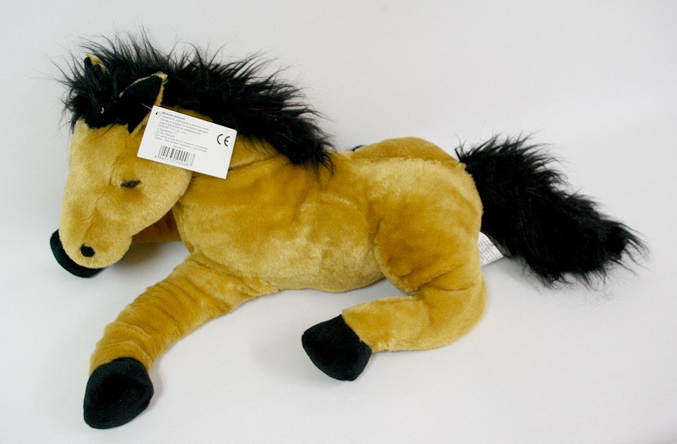 Koń Brązowy Leżący - 60cm