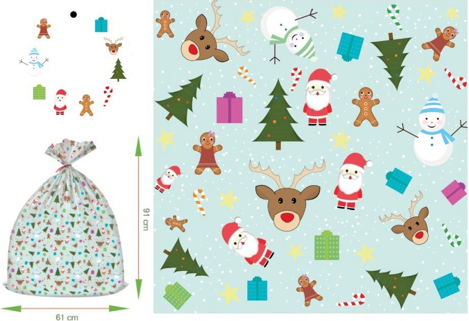 Worek Upominkowy XL Christmas - 91cm