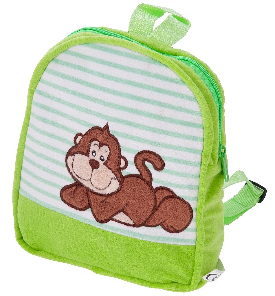 Plecak Małpka Zielona - 26cm
