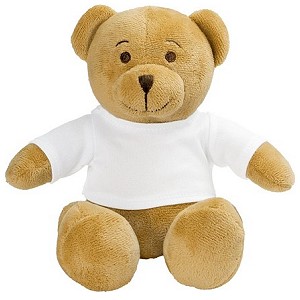 Miś w koszulce Siddy Cream - 15cm Miś w koszulce Siddy Cream - 15cm