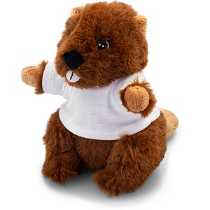 Bóbr w koszulce Gavin - 15cm