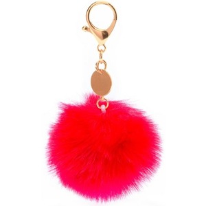 Brelok pompon czerwony - 7cm