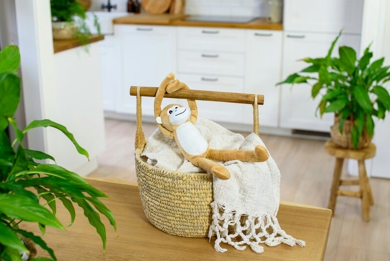 Małpka na rzepy Małpa - 32cm