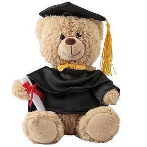 Mi Absolwent Szkolny Profesor z biretem i dyplomem - 22cm