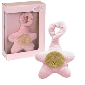 Królik różowy grzechotka Baby - 19cm Królik różowy grzechotka Baby - 19cm