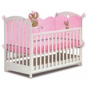 Ochraniacz na łóżeczko różowy Baby - 120cm Ochraniacz na łóżeczko różowy Baby - 120cm