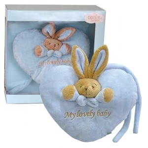 Serce pluszowe niebieskie Baby - 22cm Serce pluszowe niebieskie Baby - 22cm