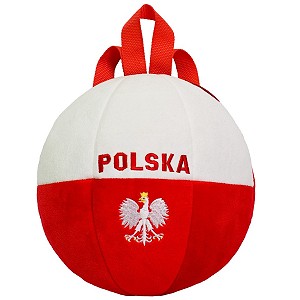 Plecak piłka nożna Polska - 24cm Plecak piłka nożna Polska - 24cm