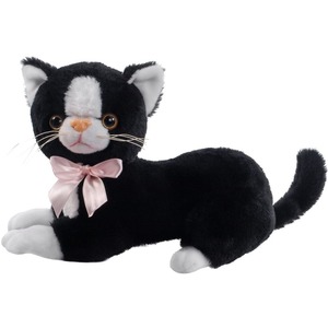 Kotek Leżący Czarny Flico - 34cm