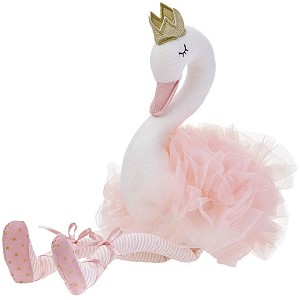 Łabędź Różowy Lalka Toutou - 42cm