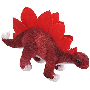 Dinozaur Stegozaur czerwony - 30cm