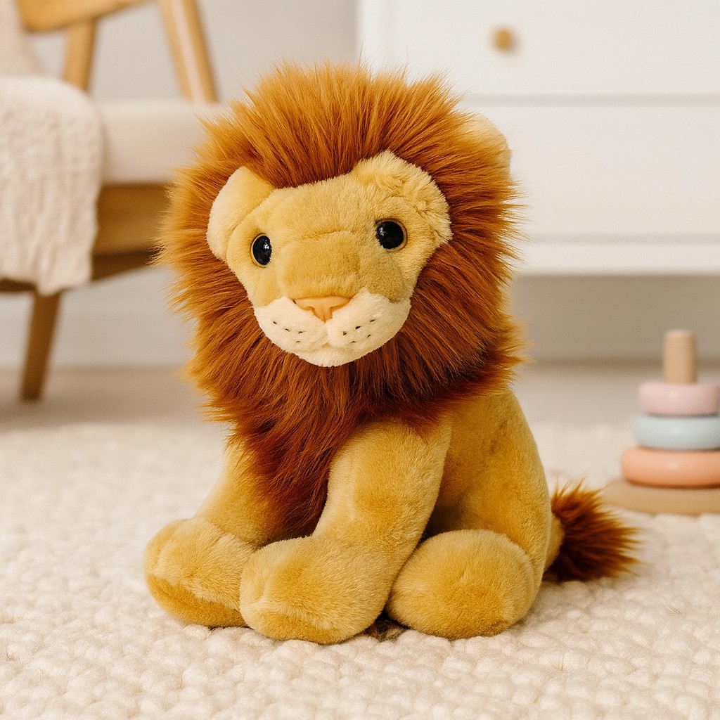 Lew Siedzący Realistyczny - 30cm