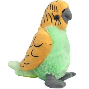 Papuga żółta - 20cm