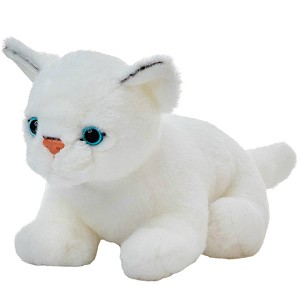 Kot leżący biały - 28/20cm