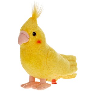 Papuga żółta Nimfa - 20cm Papuga żółta Nimfa - 20cm