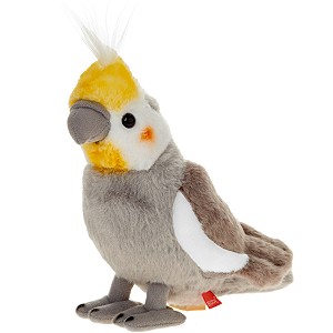 Papuga szara Nimfa - 20cm Papuga szara Nimfa - 20cm