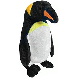 Pingwin cesarski czarny - 18cm