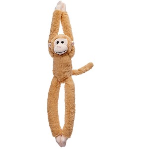Małpka Wisząca Na Rzep Beżowa - 55/20cm