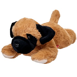 Piesek Mops Miękki Leżący - 35cm