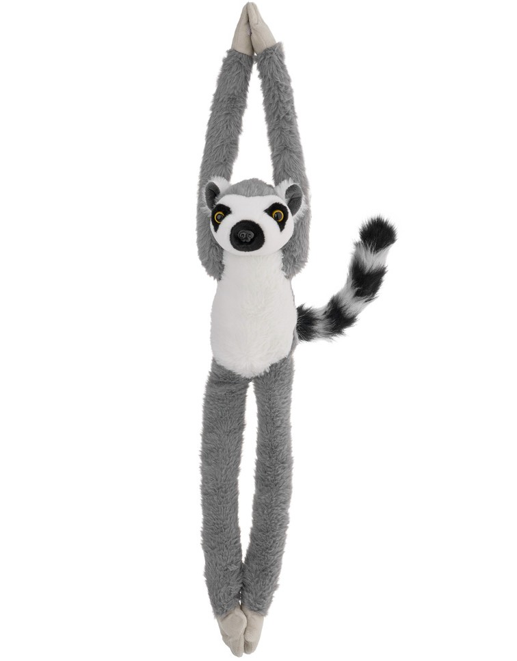 Lemur Wiszący z rzepami - 65cm