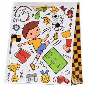 Torebka Prezentowa Piłkarz Sportowiec Piłka Nożna - 32cm
