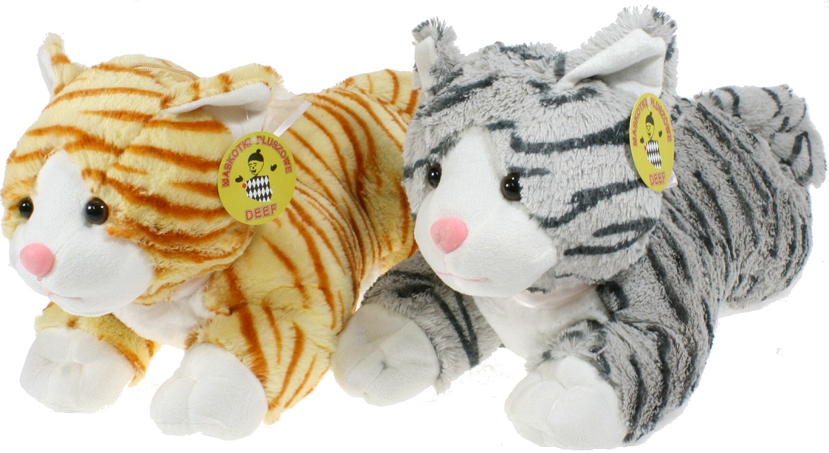 Kot leżący 2 kolory (Głos) - 38cm