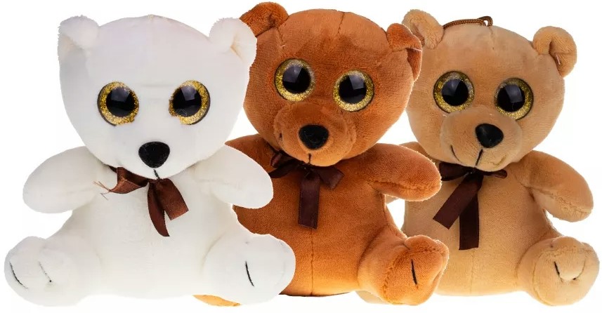 Miś Wielkooki 3 kolory - 13cm