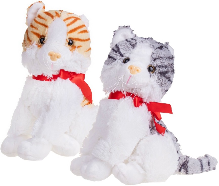 Kot pręgowany 2 kolory (Głos) - 30cm